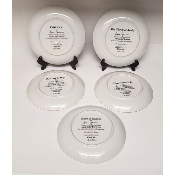 12 IRENE SPENCER 1989/Hamilton CAT Collection Country Plates - Picture 8 of 16